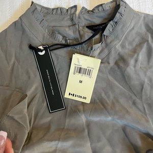 Gray Long Sleeve Lucky Brand Top! Never Worn, Tags Attached!